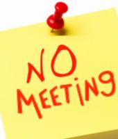 No meeting